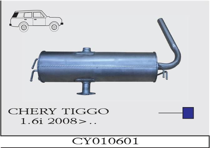 CHERY TIGGO SUV 1.6i 2008> Arka Egzoz Susturucu