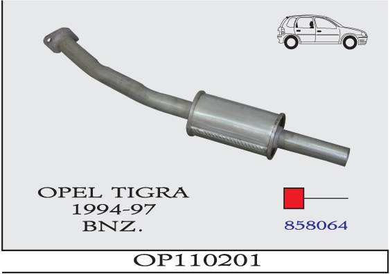 OPEL TİGRA 1994-1997 Ön Boru Egzoz Susturucu