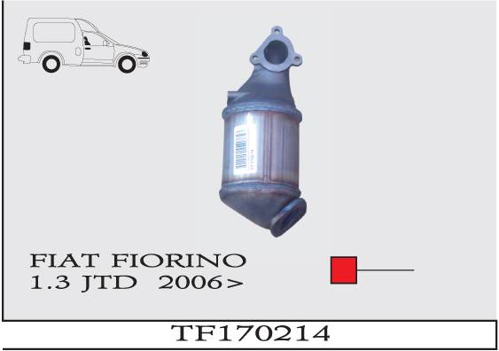 FIAT FIORINO 1.3 JTD 2006> Katalizör
