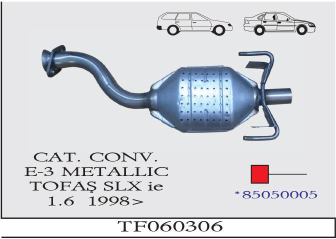 FIAT TOFAŞ 131-SLX ie 1.6 EURO 3 Metalik Katalizör