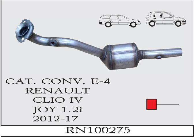 RENAULT CLIO 4 JOY 1.2i 2012-2017 EURO 4 Katalizör