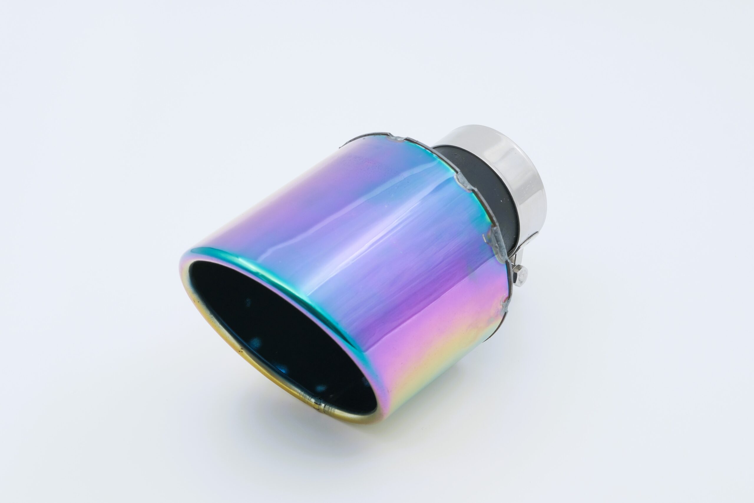 90mm Renkli Krom Tekli Egzoz Ucu