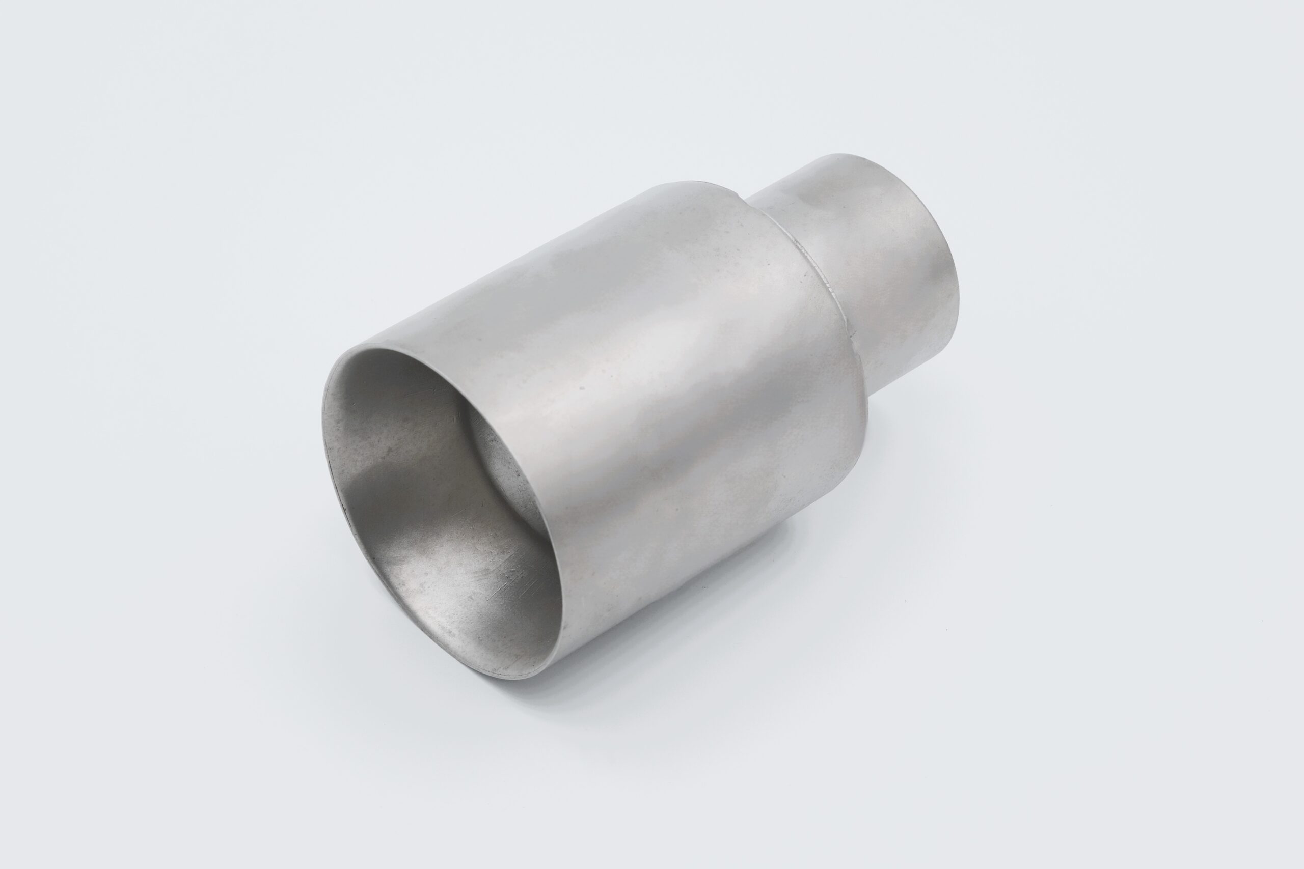 90mm Uzun Model Paslanmaz Krom Tekli Egzoz Ucu